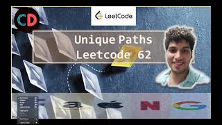 YouTube video 'Unique Paths | Leetcode 62 | Live coding session 🔥🔥🔥 | DP'