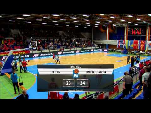 ABA Liga 2015/16 highlights: Tajfun - Union Olimpija R09 (8.11.2015)