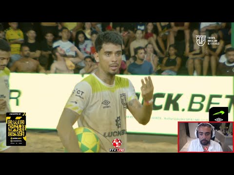 FINAL - Índio e Felipe x Sandrey e Michel - Circuito Brasileiro de Futevôlei - React FTV Eo 827