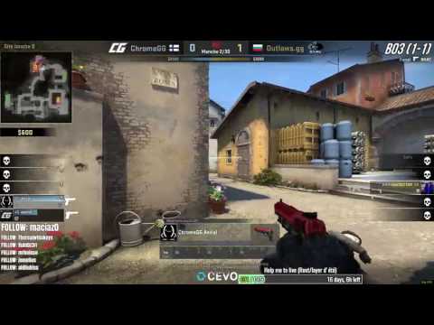 Outlaws.GG niki1 - 1vs2 UMP clutch (T - post-plant situation) #CSGO #Stream #HLTV #Esports