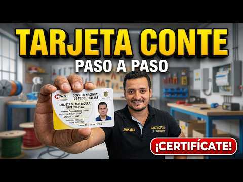 Tarjeta conté como sacar paso a paso