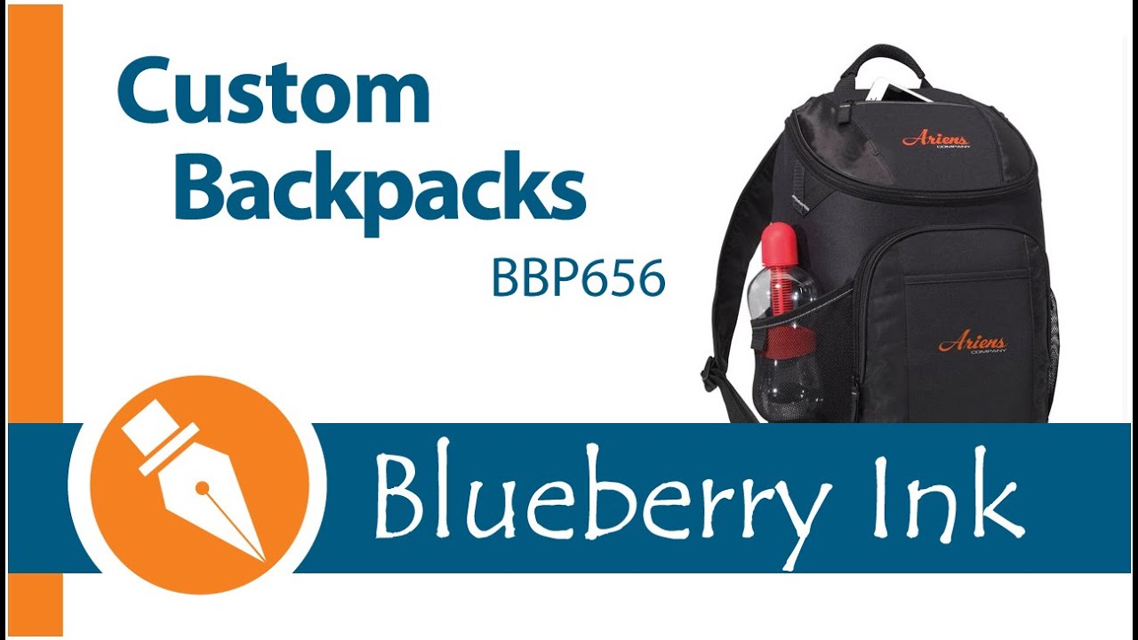 BBP656 Custom Backpacks with Logo