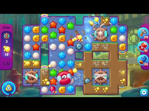 Fishdom 6260 Super Hard Level - 17 moves - NO BooSTERS
