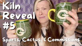 Kiln Reveal #5 | Cactus, Sports, & Commissions | Nov 13 2024