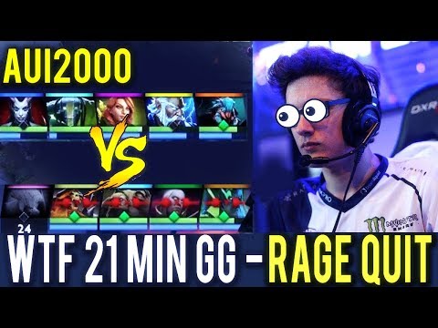 Miracle Are You Ready? Unkillable 1 vs 9 Machine Gun QoP WTF 21 Min GG ALL Enemy Rage Quit Dota 2
