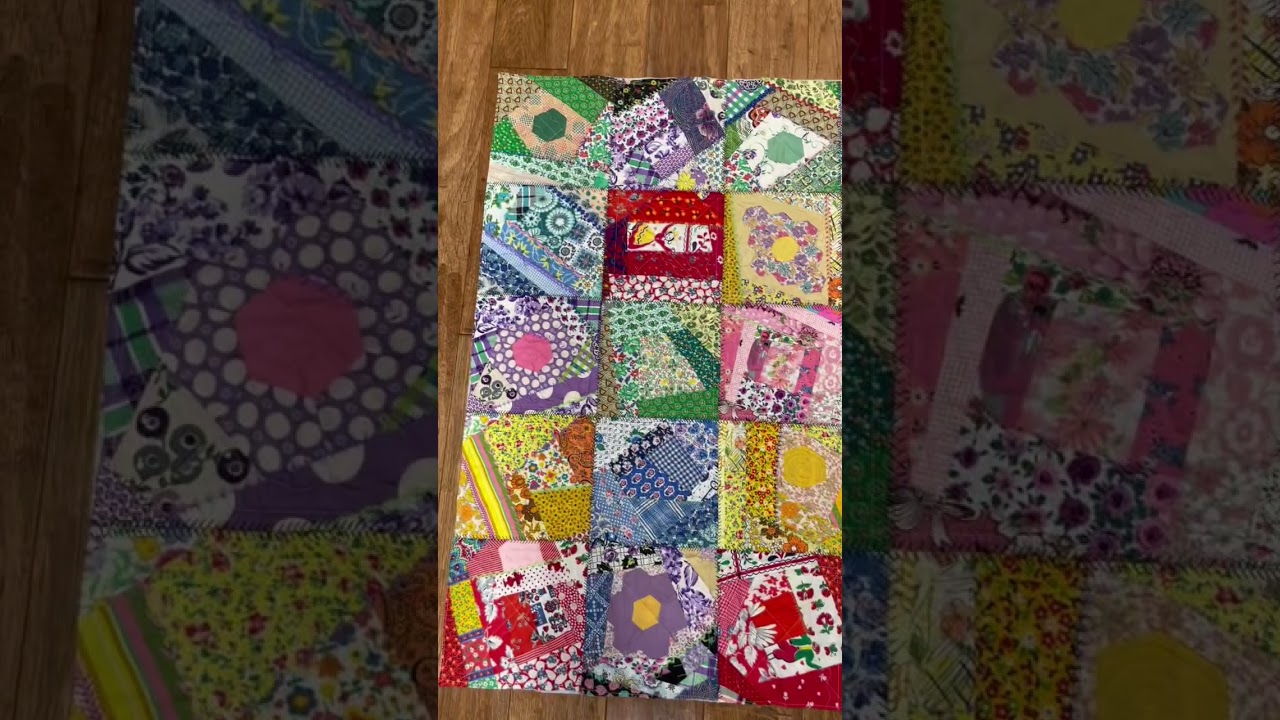 Let's Square Up a Scrap Fabric Crazy Quilt || ASMR Quilting #quilting #quilttube sewthedistance