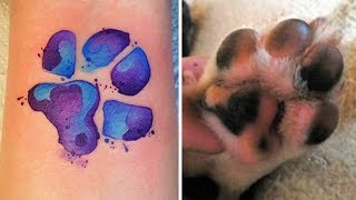 The Funniest Dog Paw Tattoos Ever