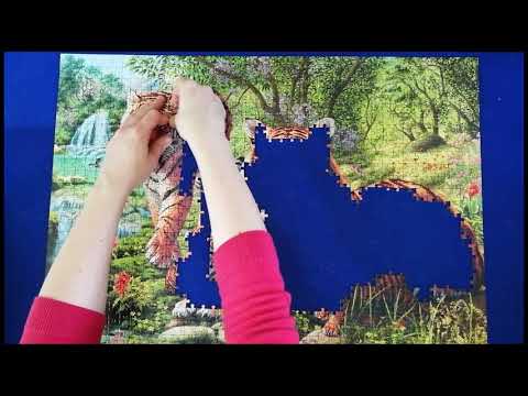 Jigsaw puzzle 1000 pcs reverse time lapse, relaxing