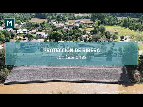 Protección de Ribera con Gaviones, Arroio do Meio, Rio Grande do Sul I Brasil