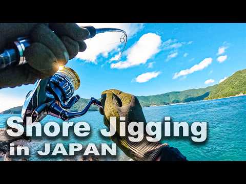 One Man Shore Jigging in Rural Japan – Catching All Kinds of Fish