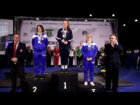 WorldMasters Powerlifting Sun City Women M1 69 - 76kg