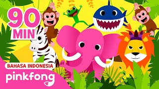 Download lagu Kumpulan Lagu Binatang, Baby Shark dan lain-lain | Lagu Anak | Pinkfong Indonesia mp3