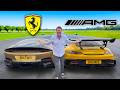DRAG RACE Ferrari 12CIlindri Vs AMG GT Black Series