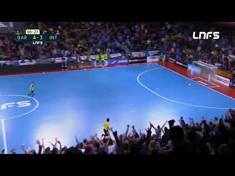 Gol Sergio Lozano (5-3) Barça FS - Movistar Inter. J12, 1Div. LNFS