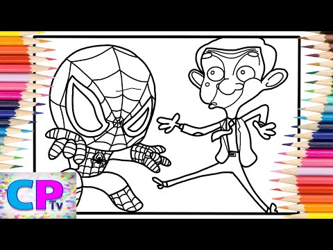Spiderman Meets Mr Bean Coloring Pages/IPad Pro Coloring/Elektronomia - Energy [NCS Release]