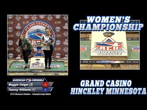 MACHINE GUN GEIGER VS TAMMY WILLIAMS/SVC FOR THE WOMEN'S MAJOR TITLE FROM GRAND CASINO, HINCKLEY MN.