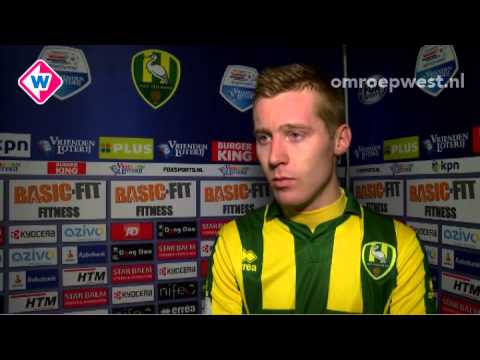 Interview Mike van Duinen (ADO Den Haag) na ADO Den Haag-Excelsior
