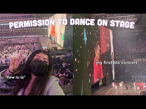 MY FIRST BTS CONCERT VLOG | permission to dance LA 2021 | night 3