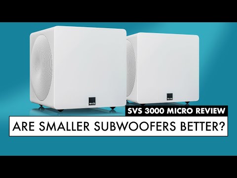 Do SMALL SUBWOOFERS have GOOD BASS? SVS 3000 Micro Review