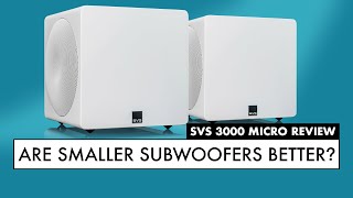 Video thumbnail for Do SMALL SUBWOOFERS have GOOD BASS? SVS 3000 Micro Review by Andrew Robinson