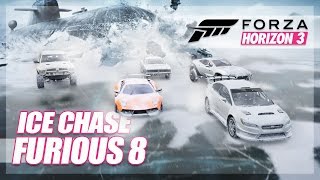 Forza Horizon 3 - The Fate of The Furious Recreation! (Ice Chase)