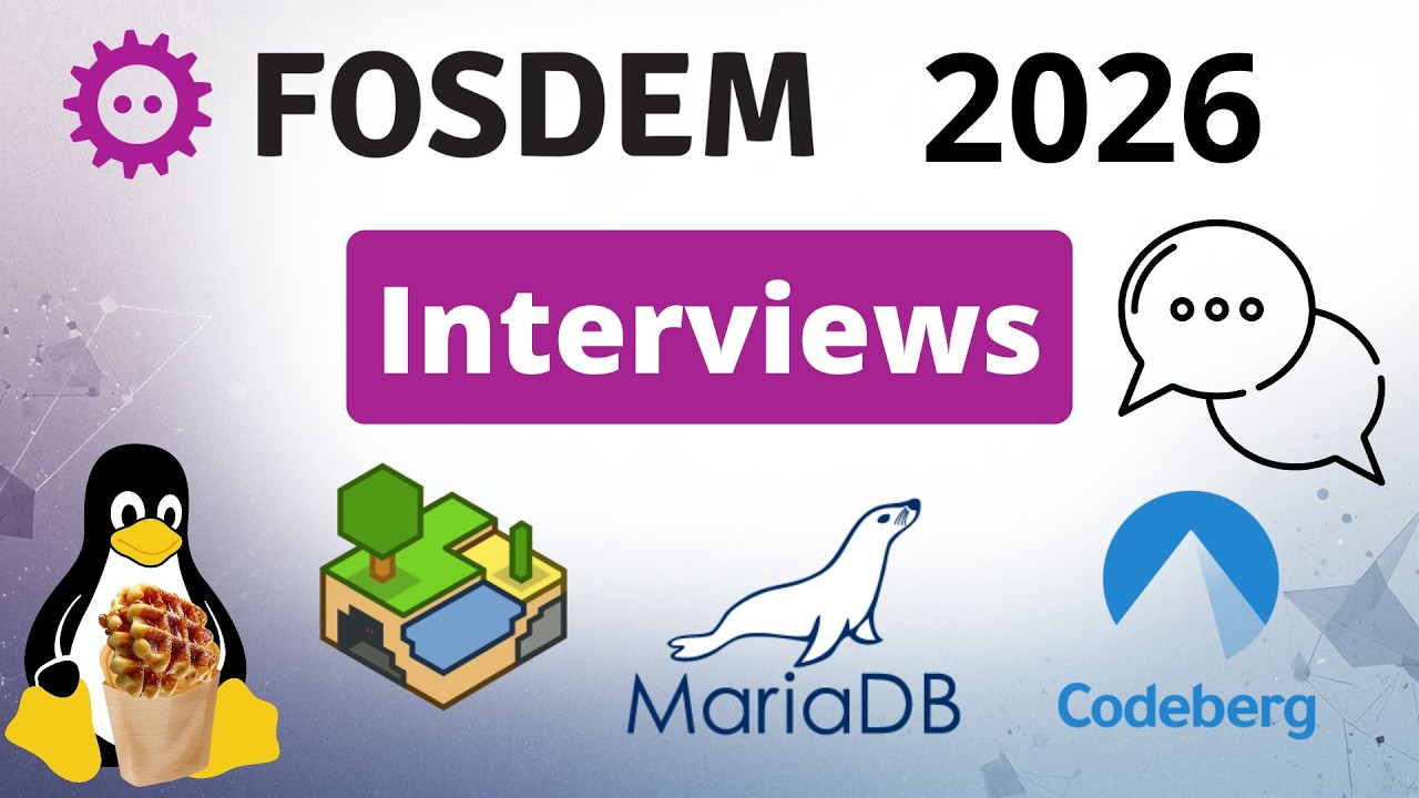 Interviews at FOSDEM 2026 – a talk with the founders of MariaDB and Codeberg