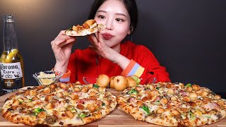 SUB[광고]피자헛 이탈리안 살시챠피자에 맥주먹방 ! 🍕🍺 치즈볼까지 피맥즐기기 Pizza Mukbang ASMR