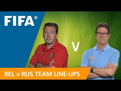 Belgium v. Russia - Teams announcement