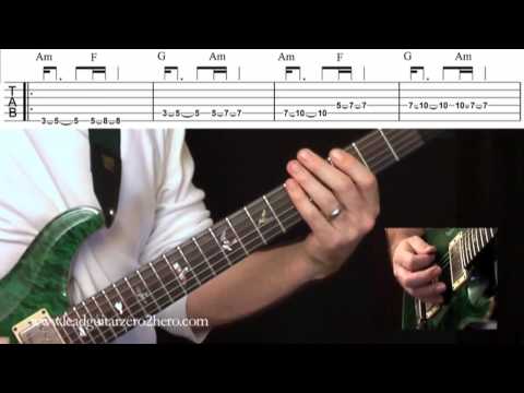 18 Learn Electric Guitar "Combining Articulation Techniques 1&2" - Rock Guitar Lesson