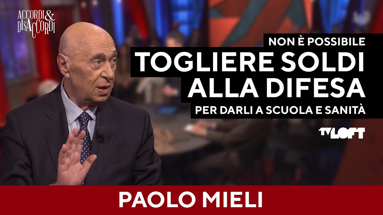 Paolo Mieli: “Meloni ha ragione, i soldi della difesa non possono andare alla sanità”