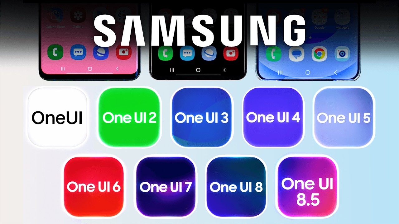 Samsung One UI Evolution | Every Version Explained From One UI 1.0 to One UI 8.5