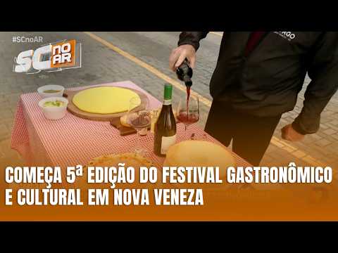 Nova Veneza recebe 5ª edição do Festival Gastronômico e Cultural