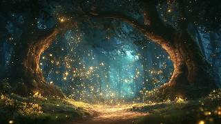 Hidden Forest Retreat | Enchanted Music | Waterfall Ambience for Deep Relaxation & Peaceful Sleep