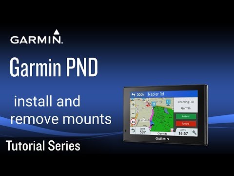 Tutorial - Garmin PND: install and remove mounts