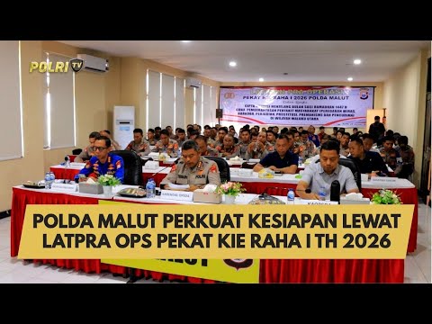 POLDA MALUT PERKUAT KESIAPAN LEWAT LATPRA OPS PEKAT KIE RAHA I TH 2026