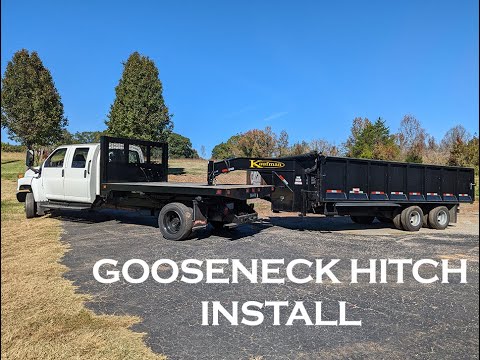 Chevrolet C5500 Kodiak Gooseneck Hitch Install
