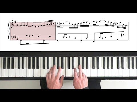 Bach Goldberg Variations “Variation 1” with Score - P. Barton FEURICH piano