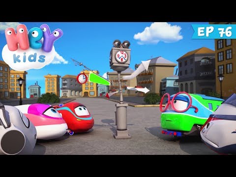 Trenulețele 🚂 Cel mai bun ceas - Desene animate noi (ep. 76) | HeyKids