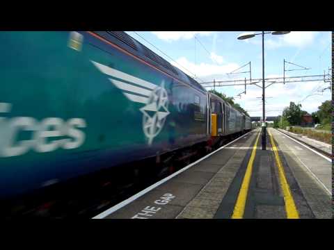 *RARE* 4 class 57s pulling 1 nuclear flask through Acton Bridge with horn