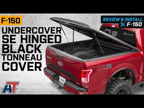 2015-2018 F150 UnderCover SE Hinged Black Tonneau Cover w/ 5.5' & 6.5' Bed Review & Install