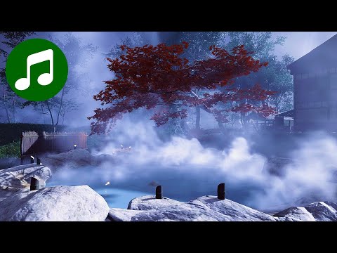 Relaxing GHOST OF TSUSHIMA Music 🎵 Hot Springs (Ghost of Tsushima OST | Soundtrack)