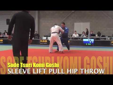 SODE TSURI-KOMI GOSHI.    Sleeve Lift & Pull Hip throw by Graeme Spinks contest