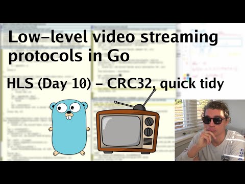Low-level streaming protocols in Go: HLS (Day 10) - CRC32, tidying up