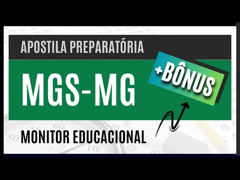 Apostila Concurso MGS  2023 - Material EXCLUSIVO para Monitor Educacional