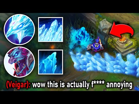 WE TRAPPED THE ENEMIES WITH OUR WALLS! (HILARIOUS) - League of Legends