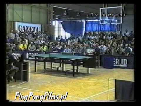 Olimpia Grudziądz - Morliny Ostróda (FINAŁ DMP w tenisie stołowym sezon 1998/1999) cz.1