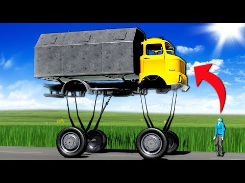 I Built a TALL MONSTER TRUCK! - The Long Drive Gameplay