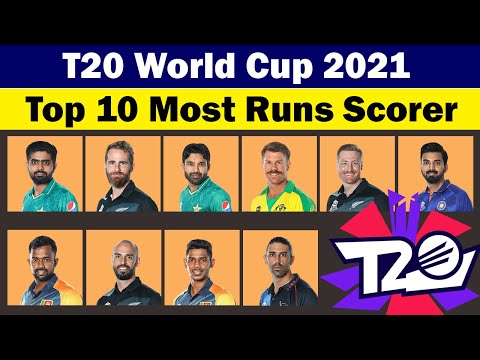 🏆 Most Runs in T20 World Cup 2021 ✅ Top 10 Batsman in ICC T20 World Cup 2021 🏆