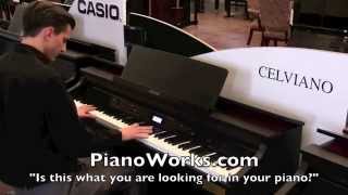 Video thumbnail for Berlin, Hamburg or Vienna? | Casio’s new AiR Grand Sounds | Celviano AP-700 by PianoWorksAtlanta