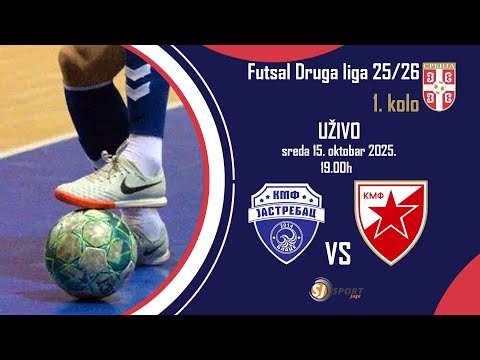 Futsal Druga liga 25/26, 1. kolo, KMF Jastrebac - KMF Crvena zvezda